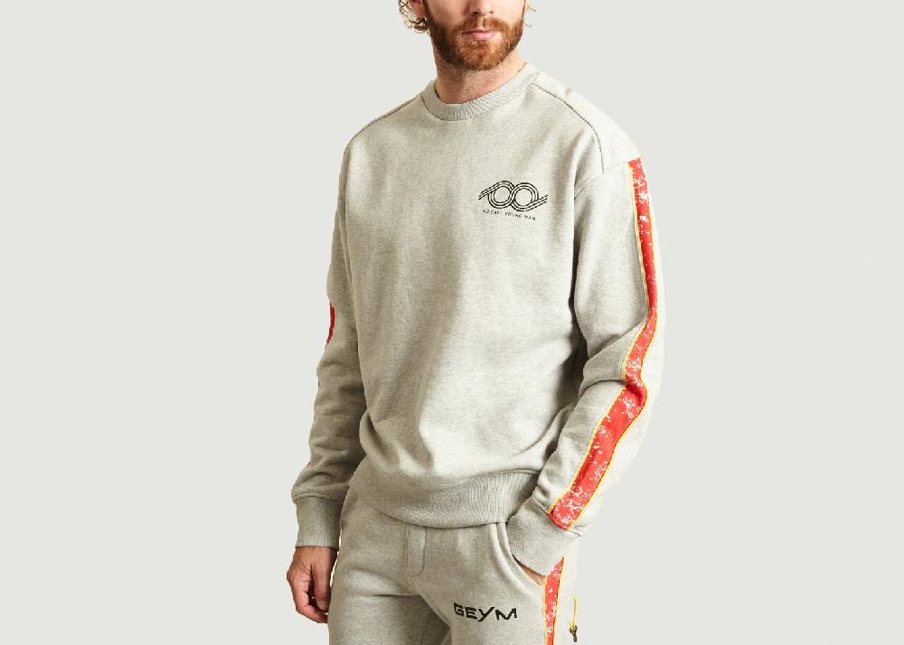 L'exception Printed Sweatshirt Gris Gris GEYM