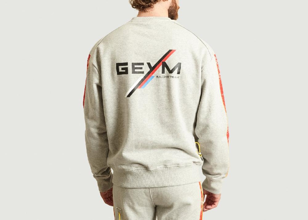 L'exception Printed Sweatshirt Gris Gris GEYM