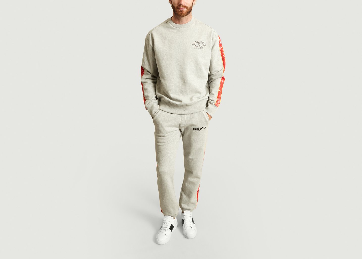 L'exception Printed Sweatshirt Gris Gris GEYM