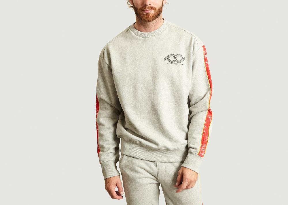 l'exception Printed Sweatshirt Gris Gris GEYM