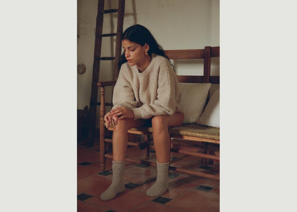 L'exception Pull Alison Beige Nénés Paris