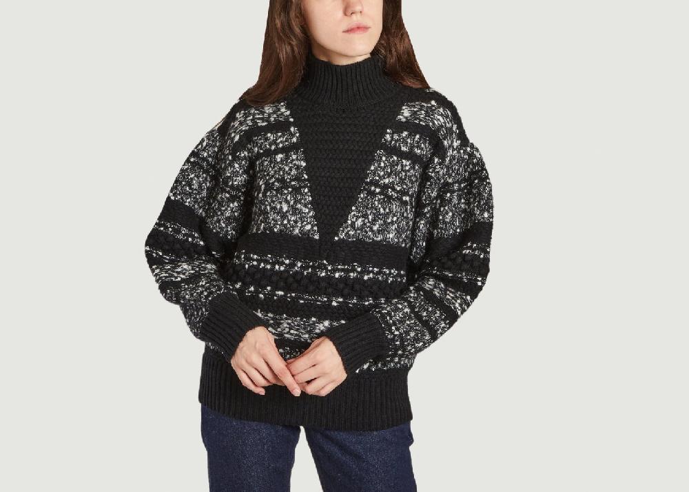 l'exception Pull Alpaco Noir IRO Paris
