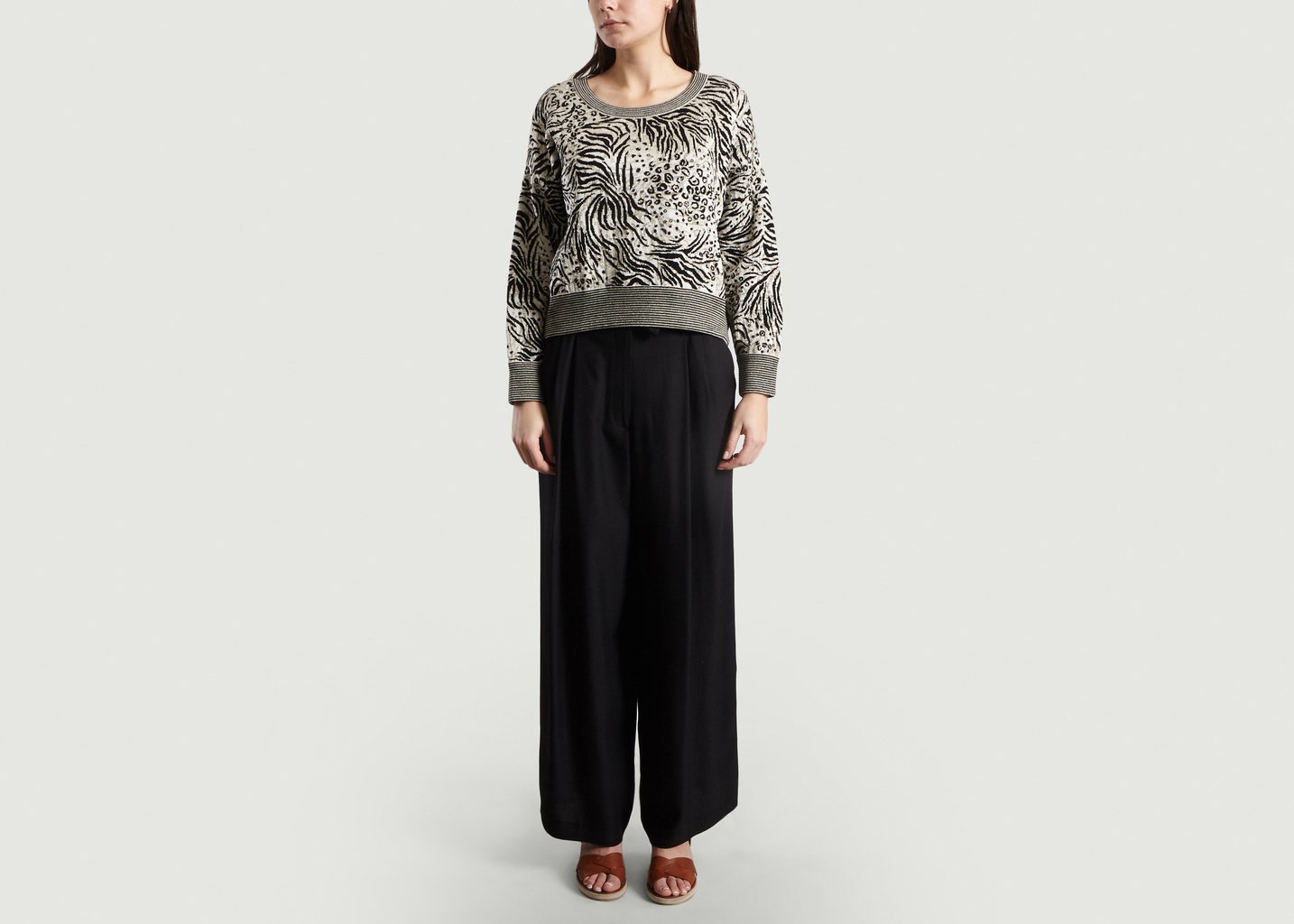 L'exception Pull Basma Beige Maison Olga