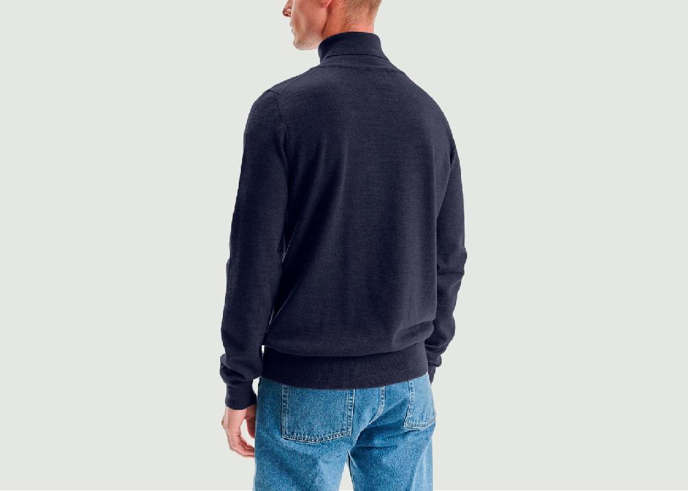 L'exception Pull Bergen Bleu Marine Noyoco