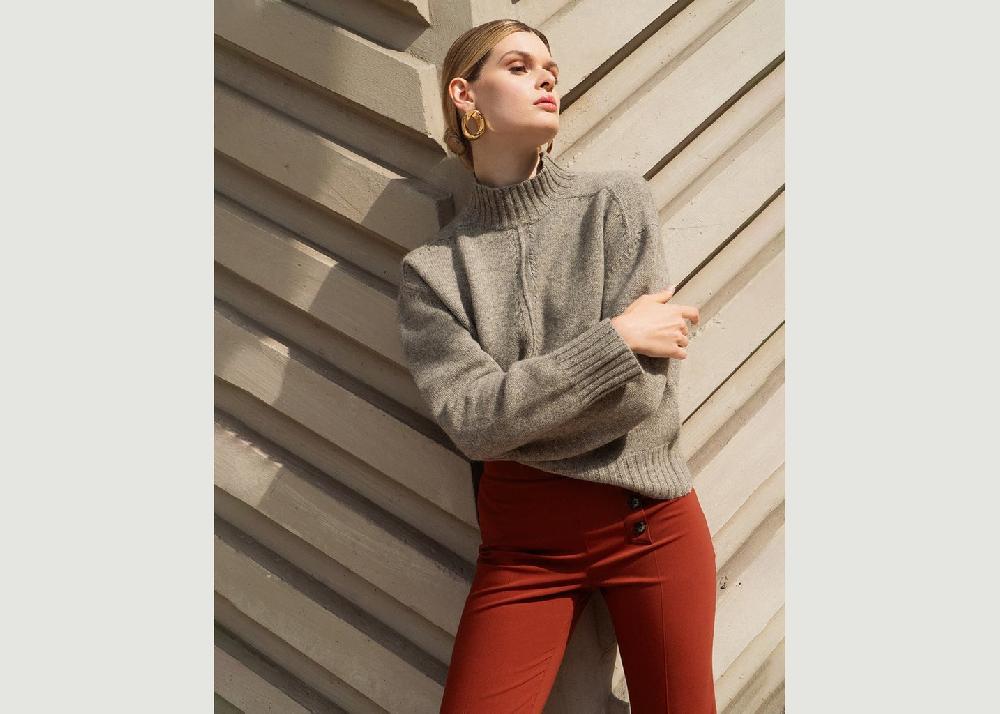 L'exception Pull Béthel Taupe 17H10