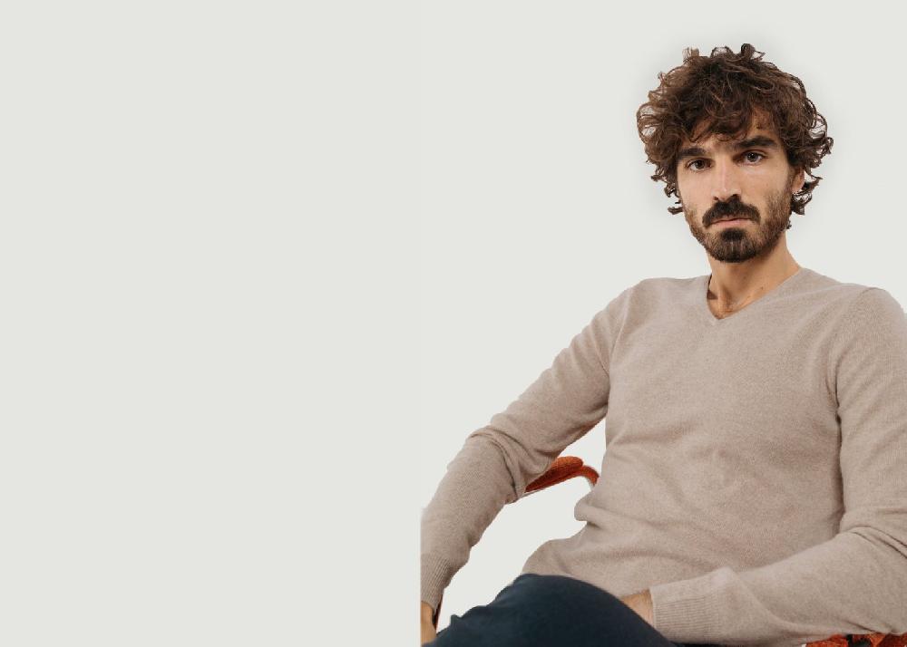 L'exception Pull Cachemire Alagh Beige Hircus