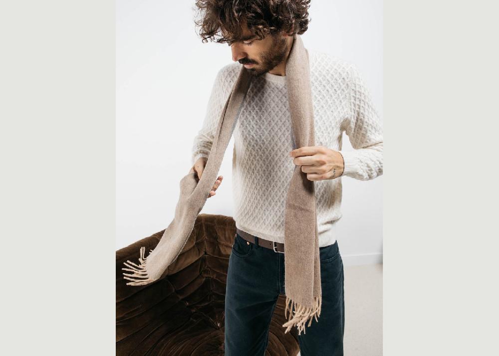 L'exception Pull Cachemire Alma Blanc Hircus