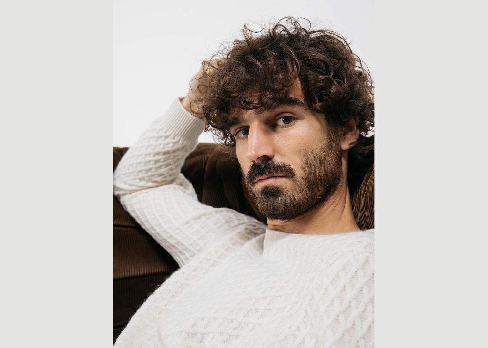 L'exception Pull Cachemire Alma Blanc Hircus