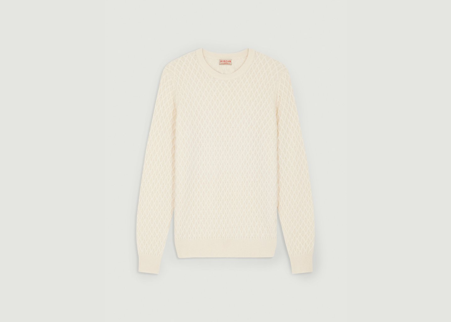 l'exception Pull Cachemire Alma Blanc Hircus
