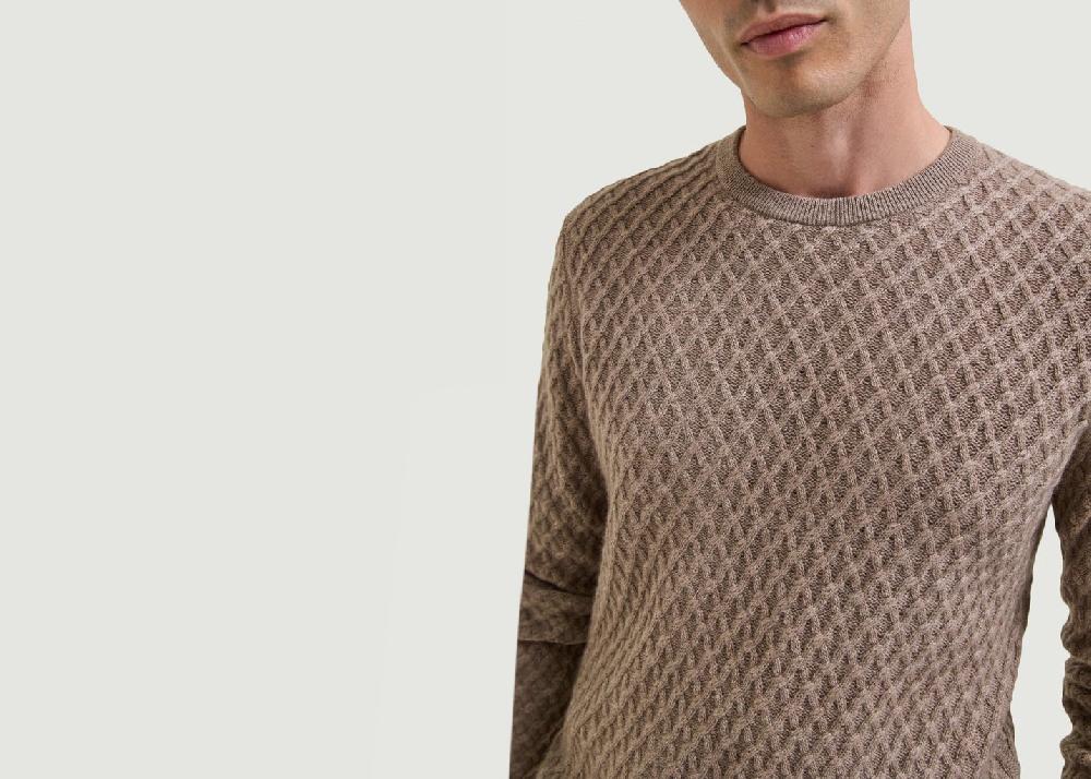 L'exception Pull Cachemire Alma Taupe Hircus