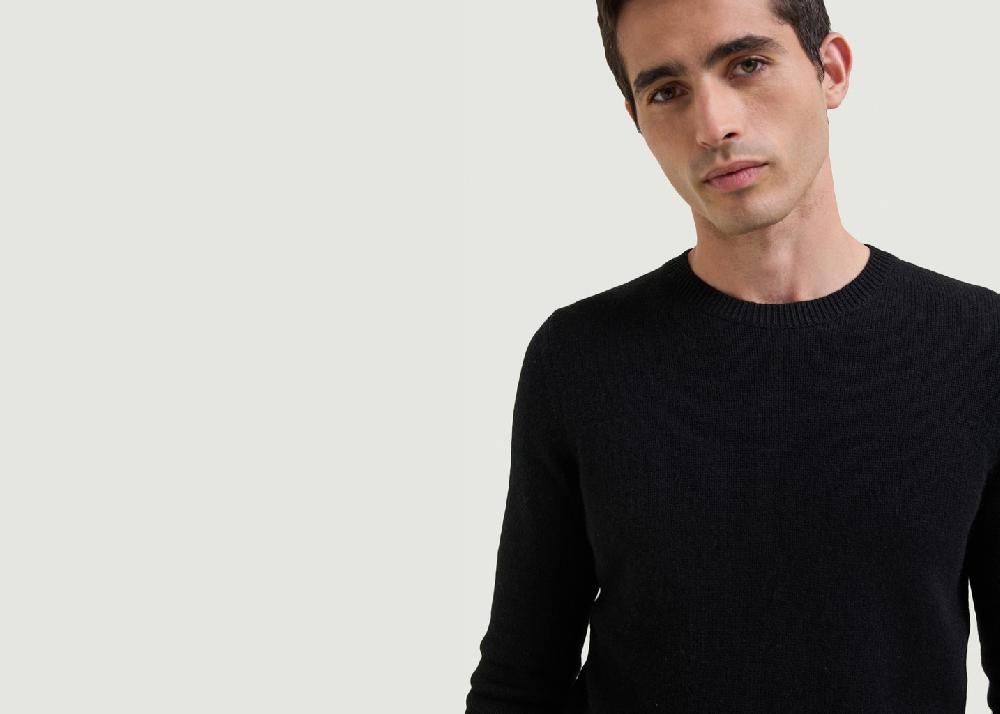 L'exception Pull Cachemire Arild Noir Hircus