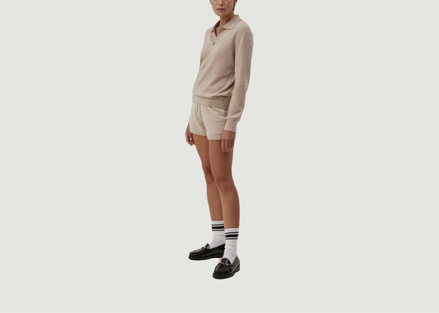 L'exception Pull Cachemire Ema Beige Hircus