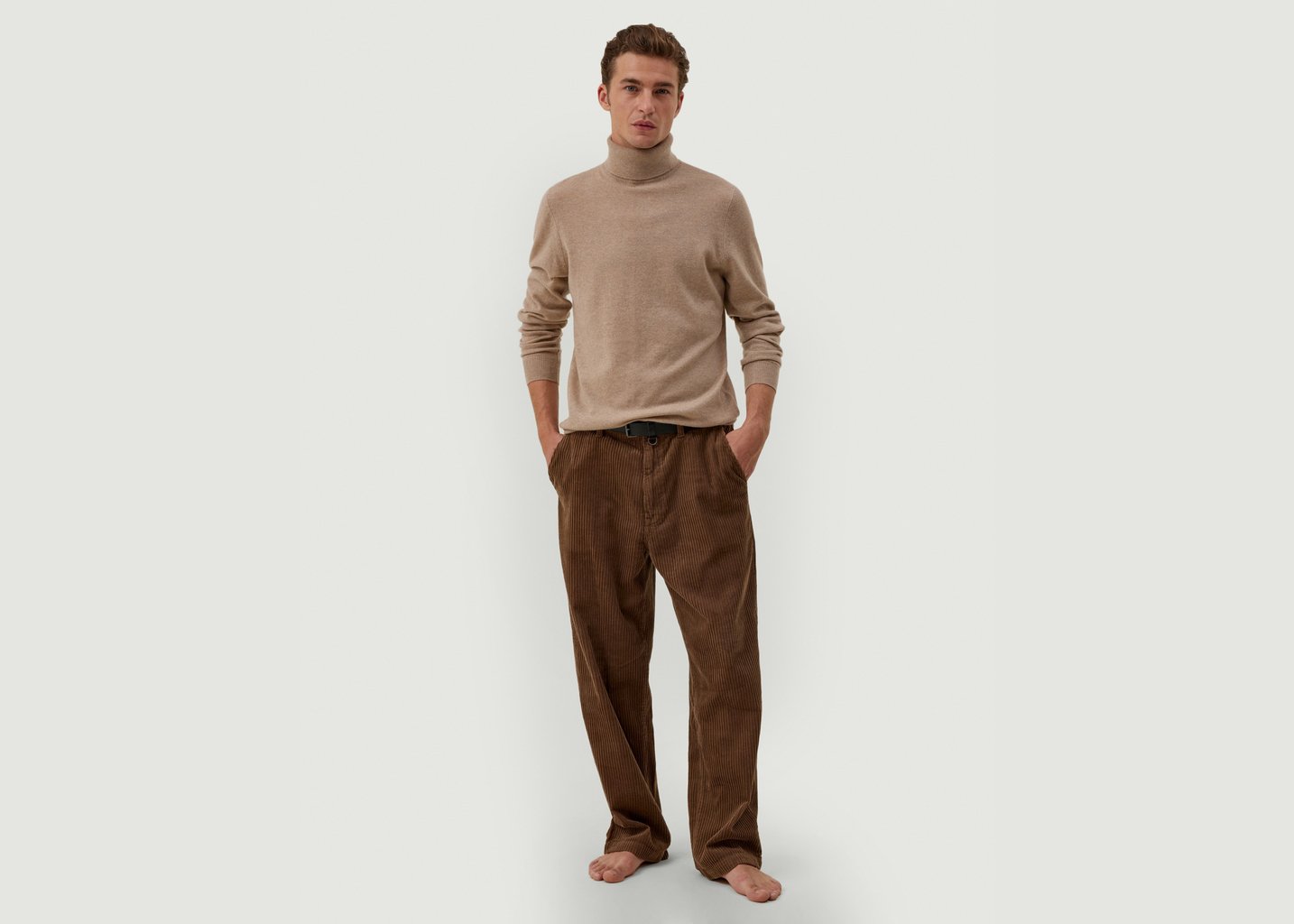 L'exception Pull Cachemire Khuzu Beige Hircus