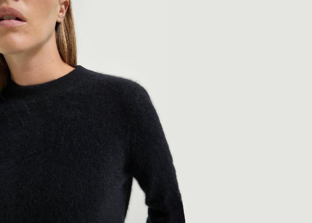 L'exception Pull Cachemire Lorya Noir Hircus