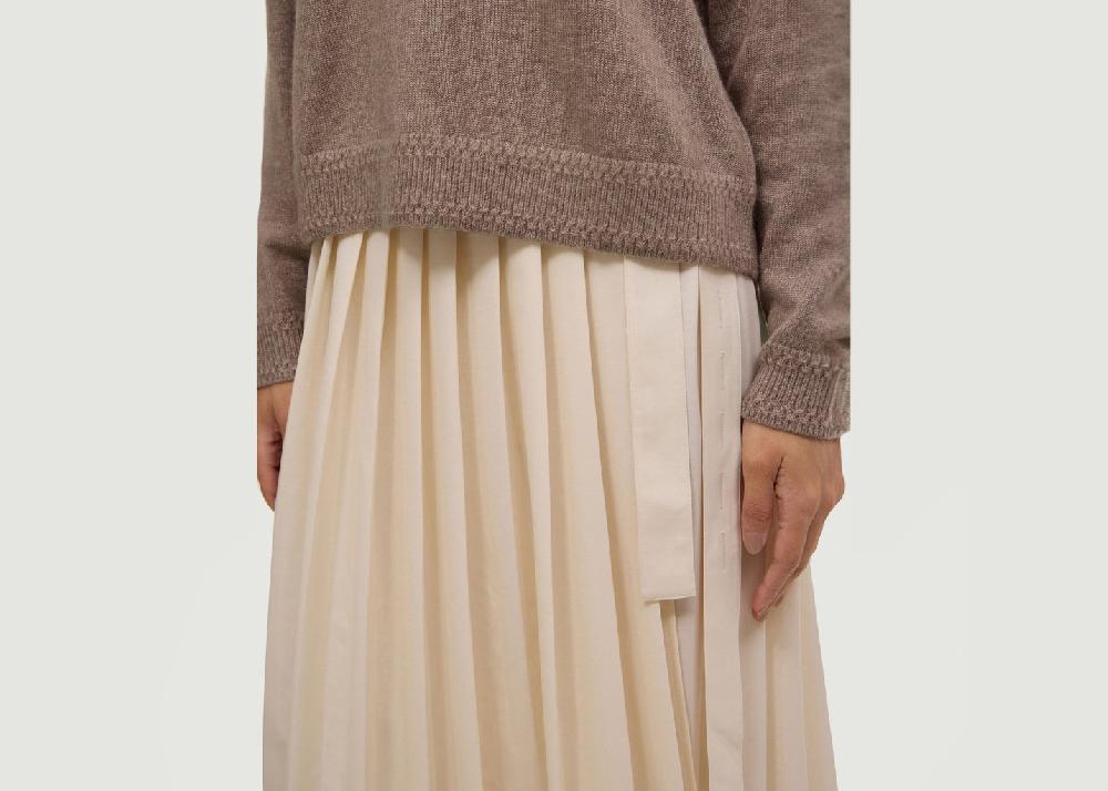 L'exception Pull Cachemire Noly Taupe Hircus