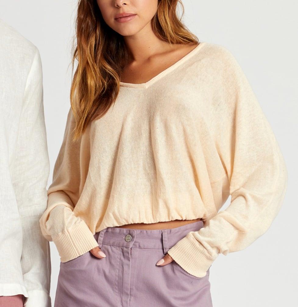 L'exception Pull Chauve Souris Clover Beige Komodo