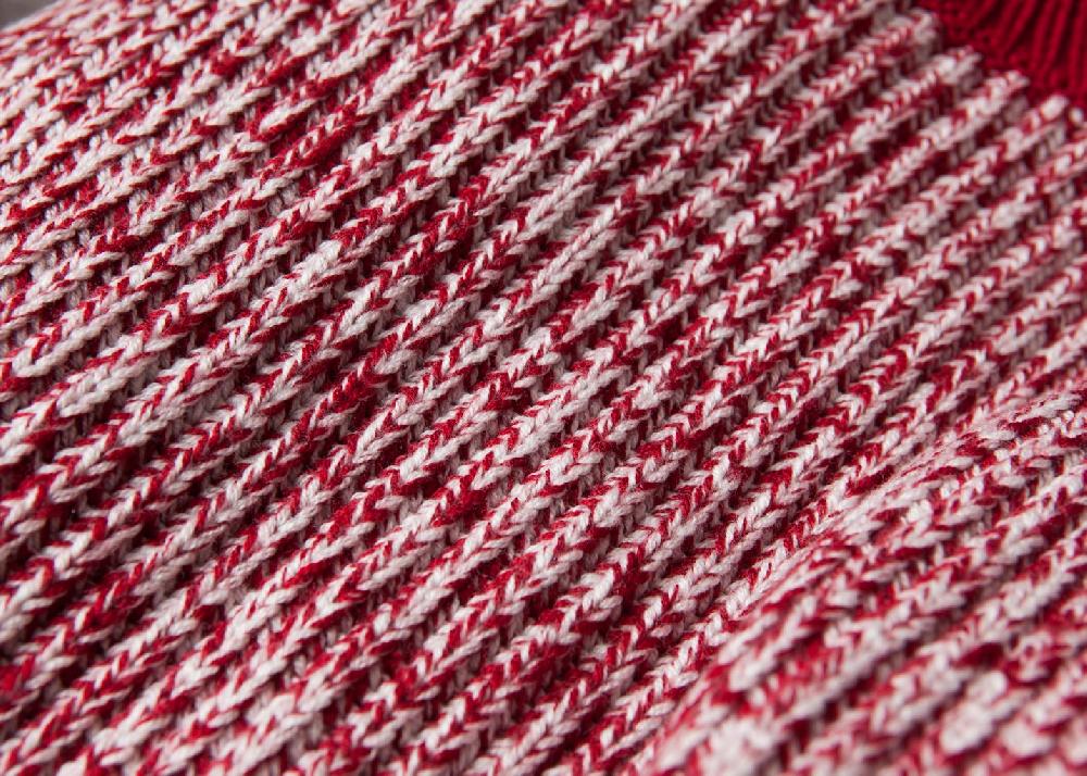 L'exception Pull Chiné Rouge Foncé Monographie