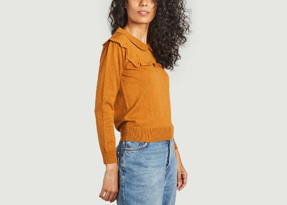 L'exception Pull Col Claudine Camel See By Chloé