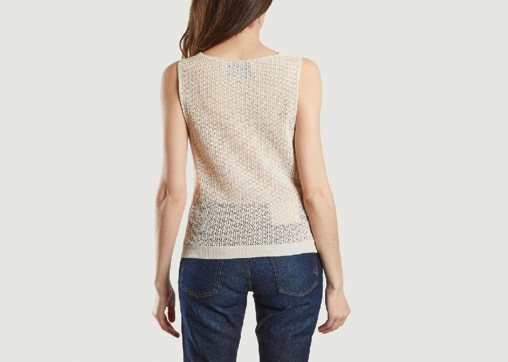 L'exception Pull Débardeur Tym Sel Ecru Tinsels