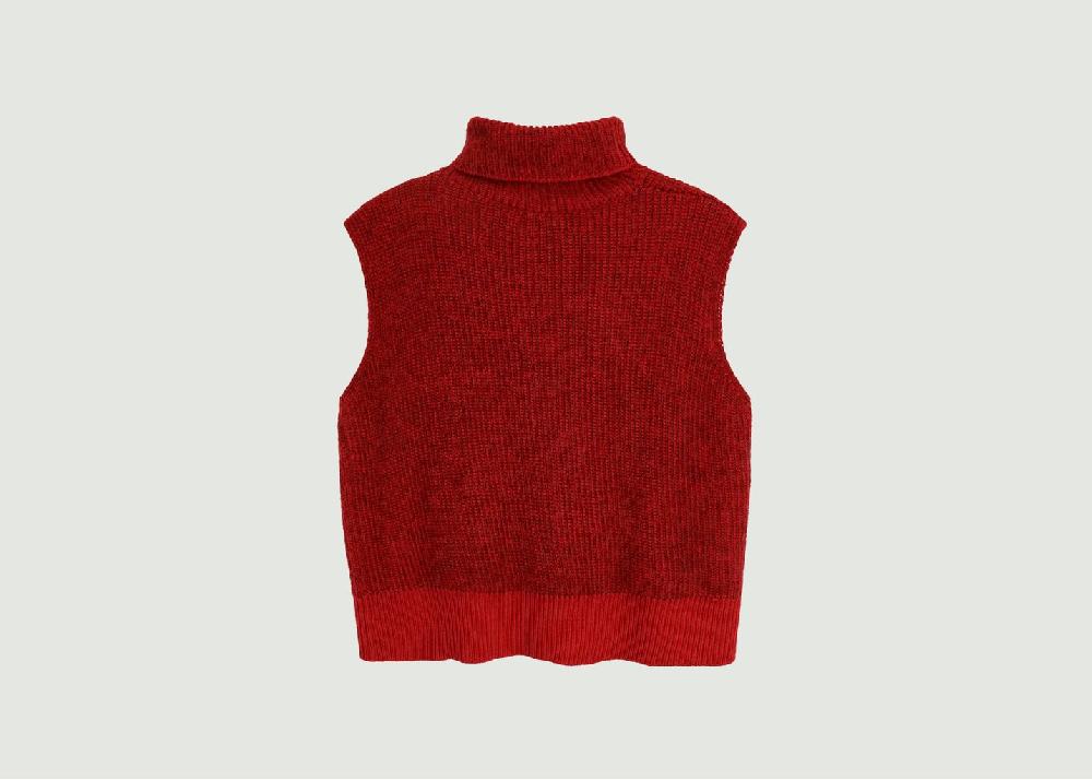 L'exception Pull Eira Rouge Foncé Soulland