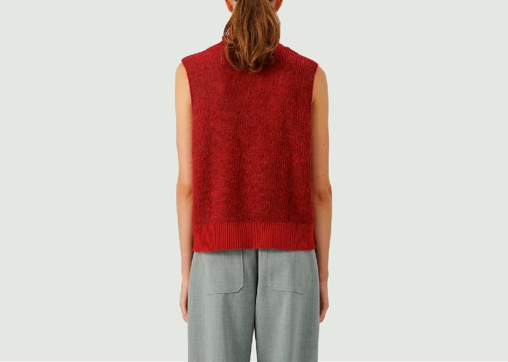 L'exception Pull Eira Rouge Foncé Soulland