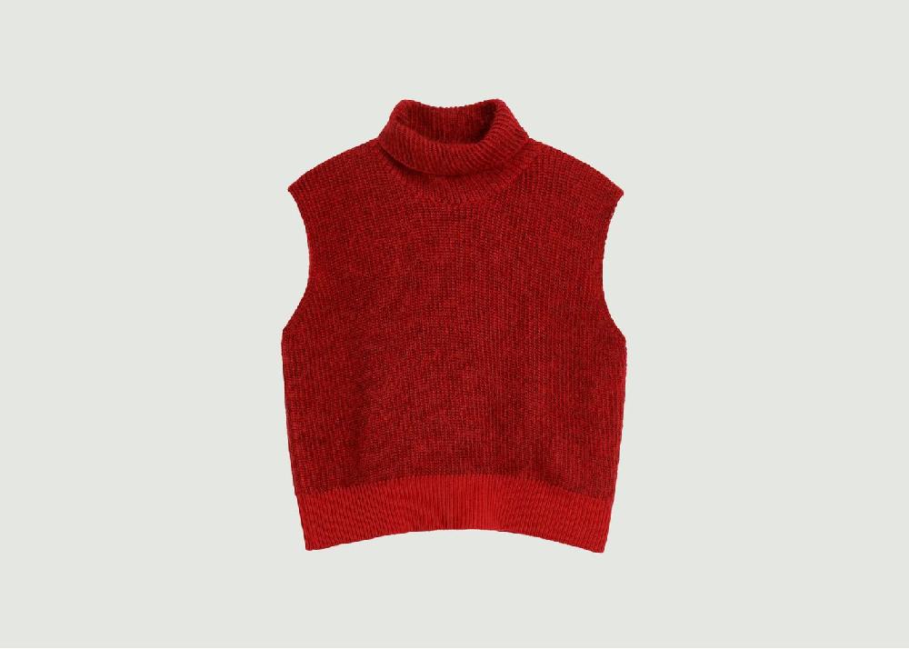l'exception Pull Eira Rouge Foncé soulland