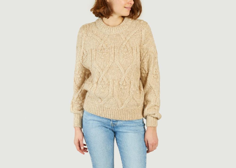 L'exception Pull Elsa Cable Ecru Nudie Jeans