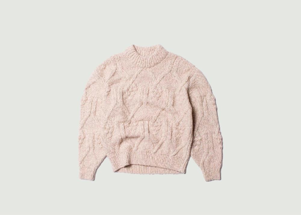 l'exception Pull Elsa Cable Ecru Nudie Jeans