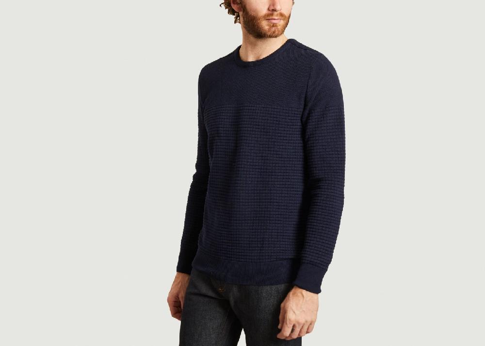 L'exception Pull Flaneur Bleu Marine Montlimart