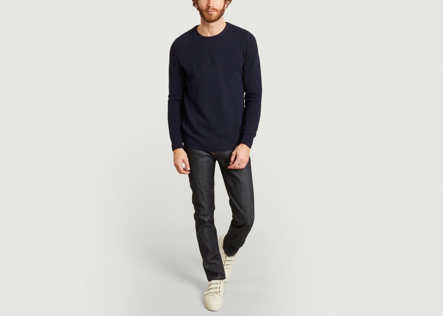 L'exception Pull Flaneur Bleu Marine Montlimart