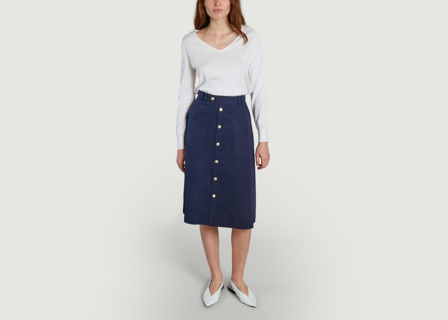 L'exception Pull Irina Blanc APC Paris