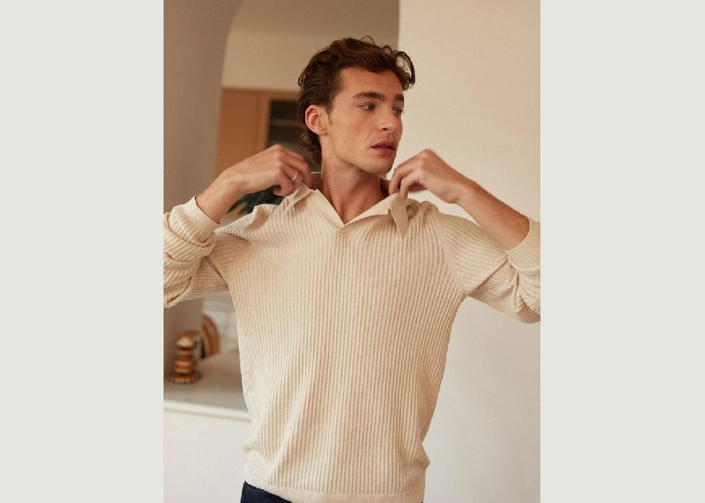 l'exception Pull Isno Beige Hircus