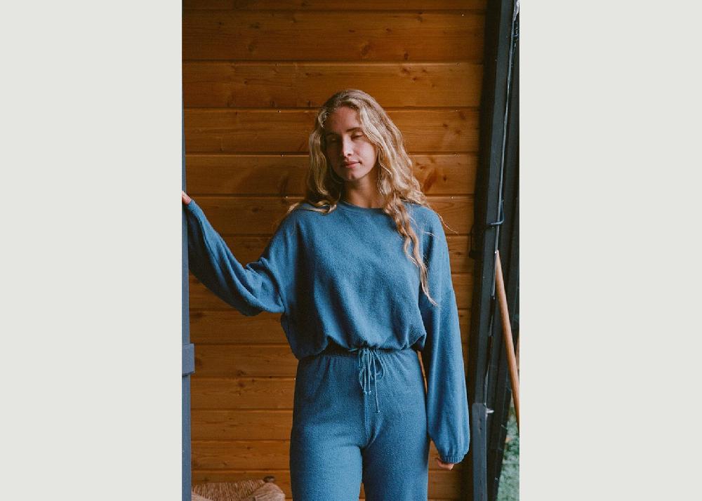 L'exception Pull Junko Bleu Nénés Paris