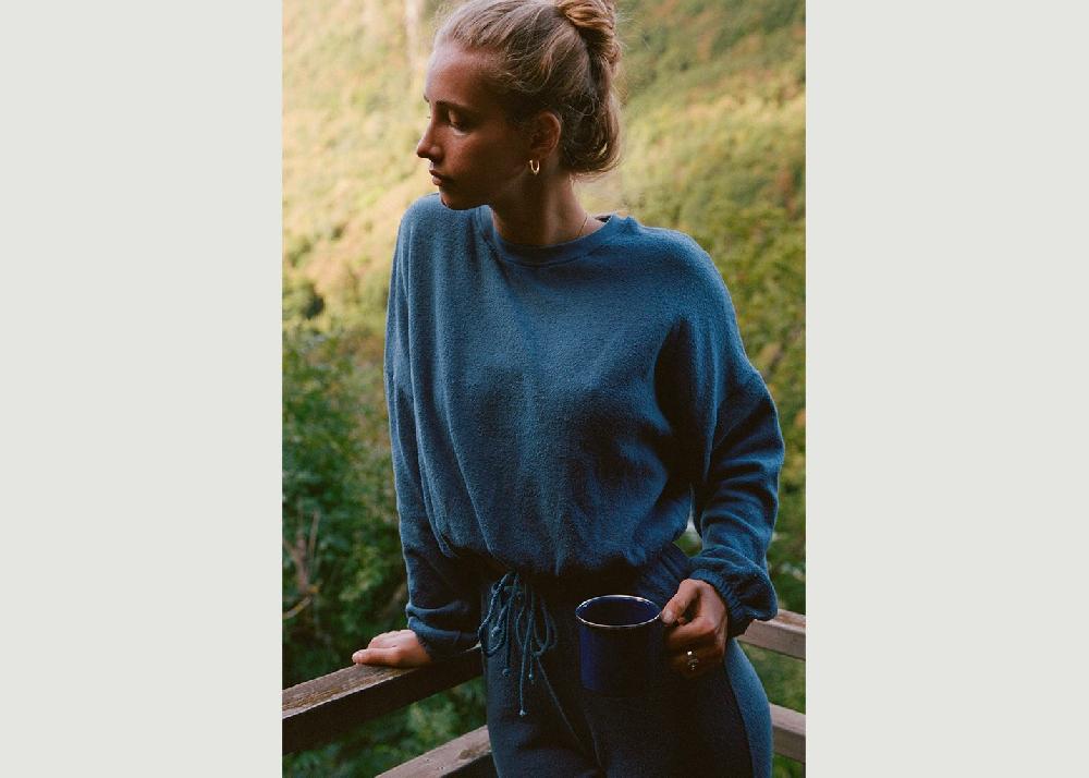 l'exception Pull Junko Bleu Nénés Paris