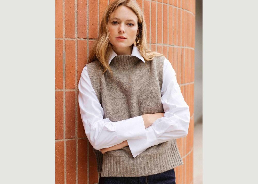 L'exception Pull Lun Taupe 17H10