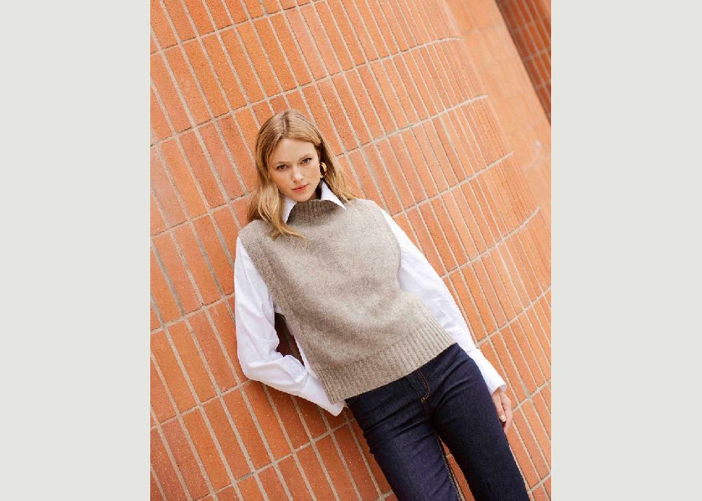 L'exception Pull Lun Taupe 17H10