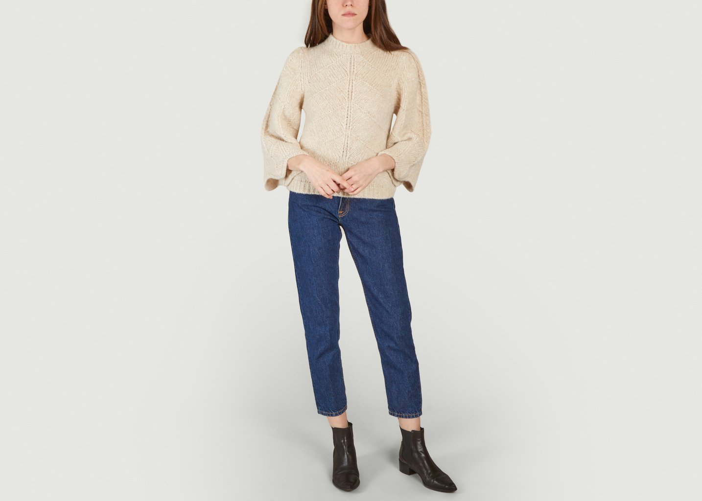 L'exception Pull Manches 3/4 West Beige Ba&sh