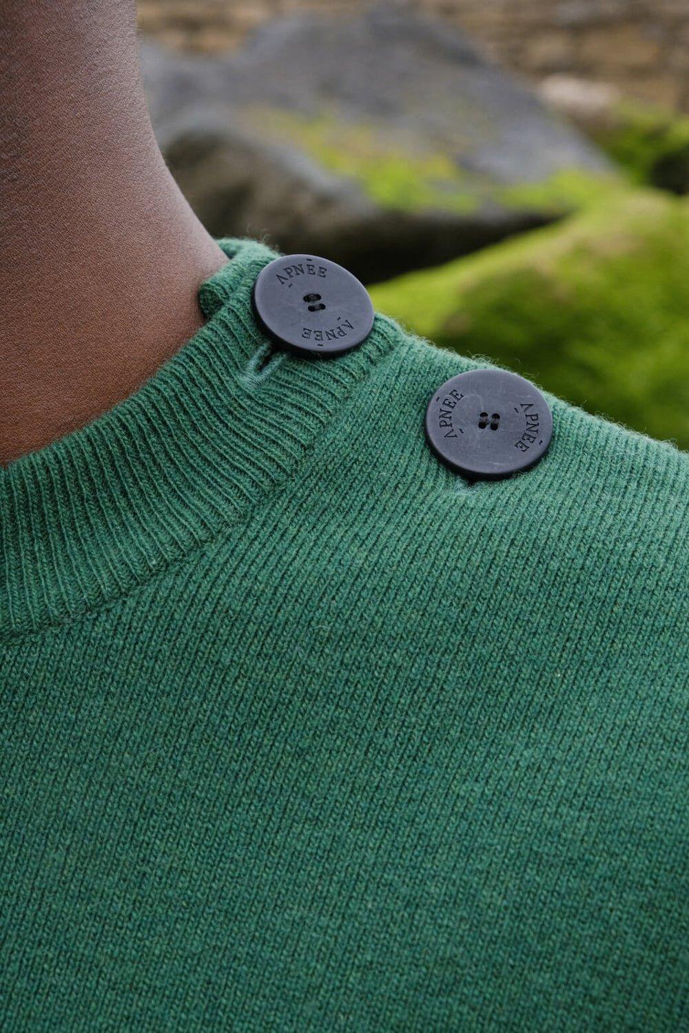 L'exception Pull Marin Jack Vert Bouteille Apnee