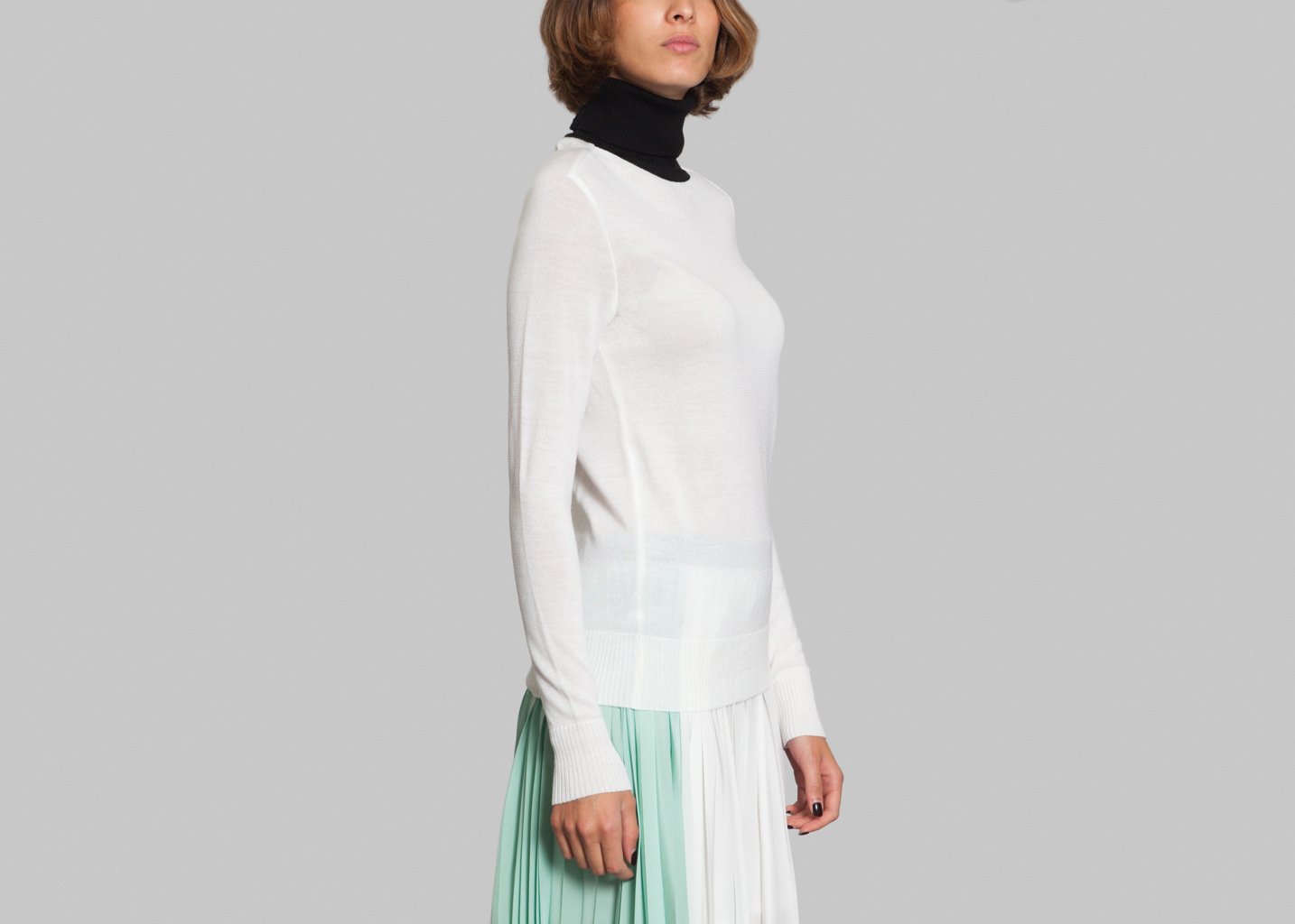 L'exception Pull Mila Blanc Etienne Deroeux