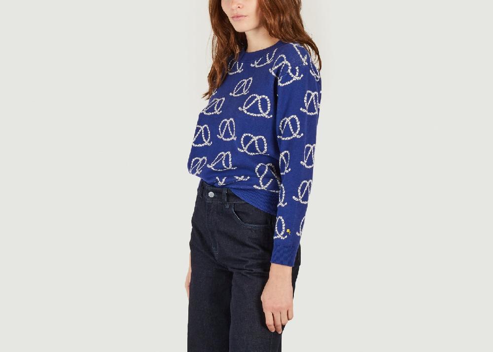 L'exception Pull Nautical Bleu Marine Bobo Choses