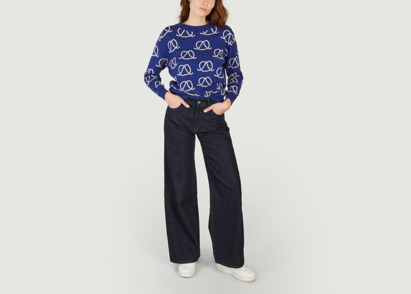 L'exception Pull Nautical Bleu Marine Bobo Choses
