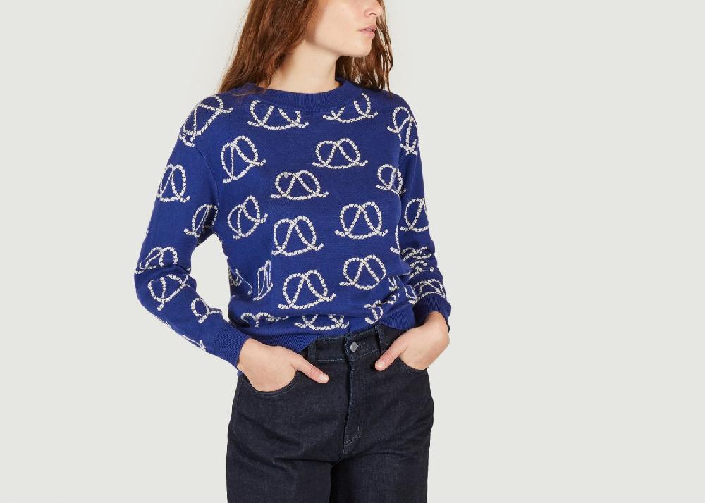 l'exception Pull Nautical Bleu Marine Bobo Choses