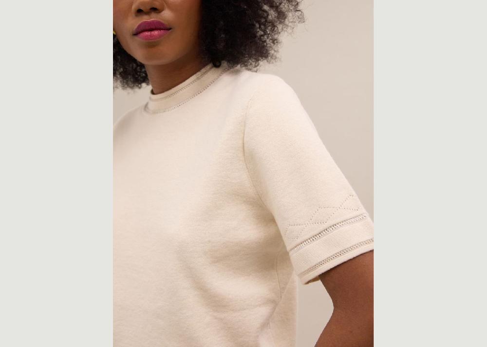L'exception Pull Noor Blanc Hircus