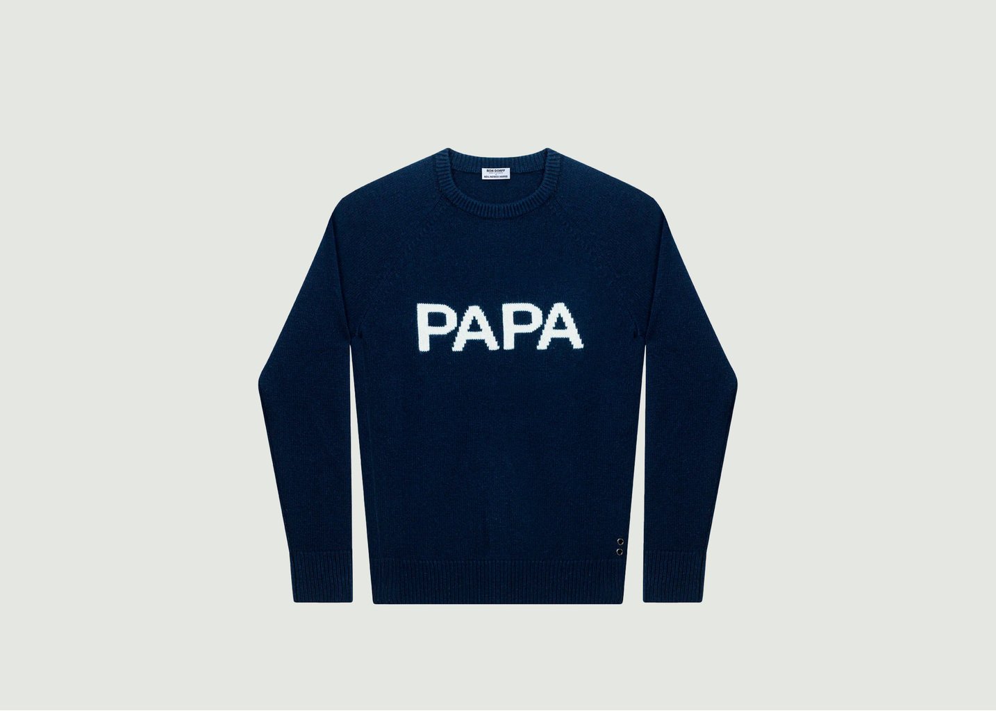 l'exception Pull Nordique PAPA Bleu Ron Dorff