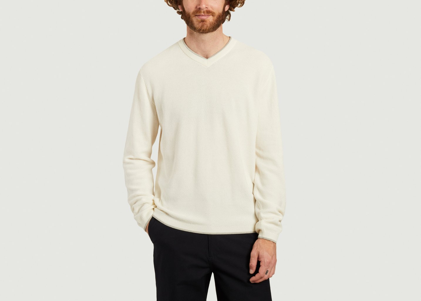 l'exception Pull Orca Ecru agnès b