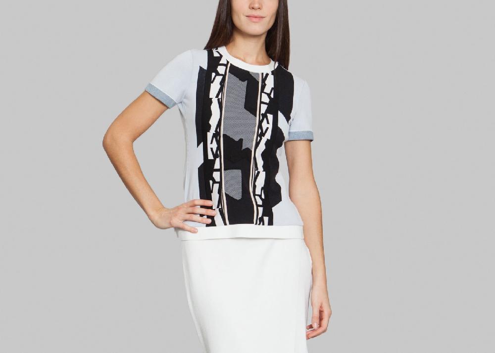 l'exception Pull Panel Azur Masha Ma