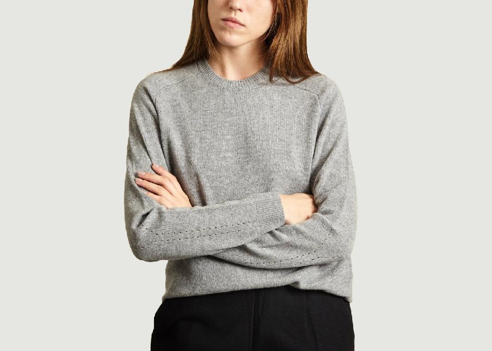 l'exception Pull Patrice Gris Léger Folk