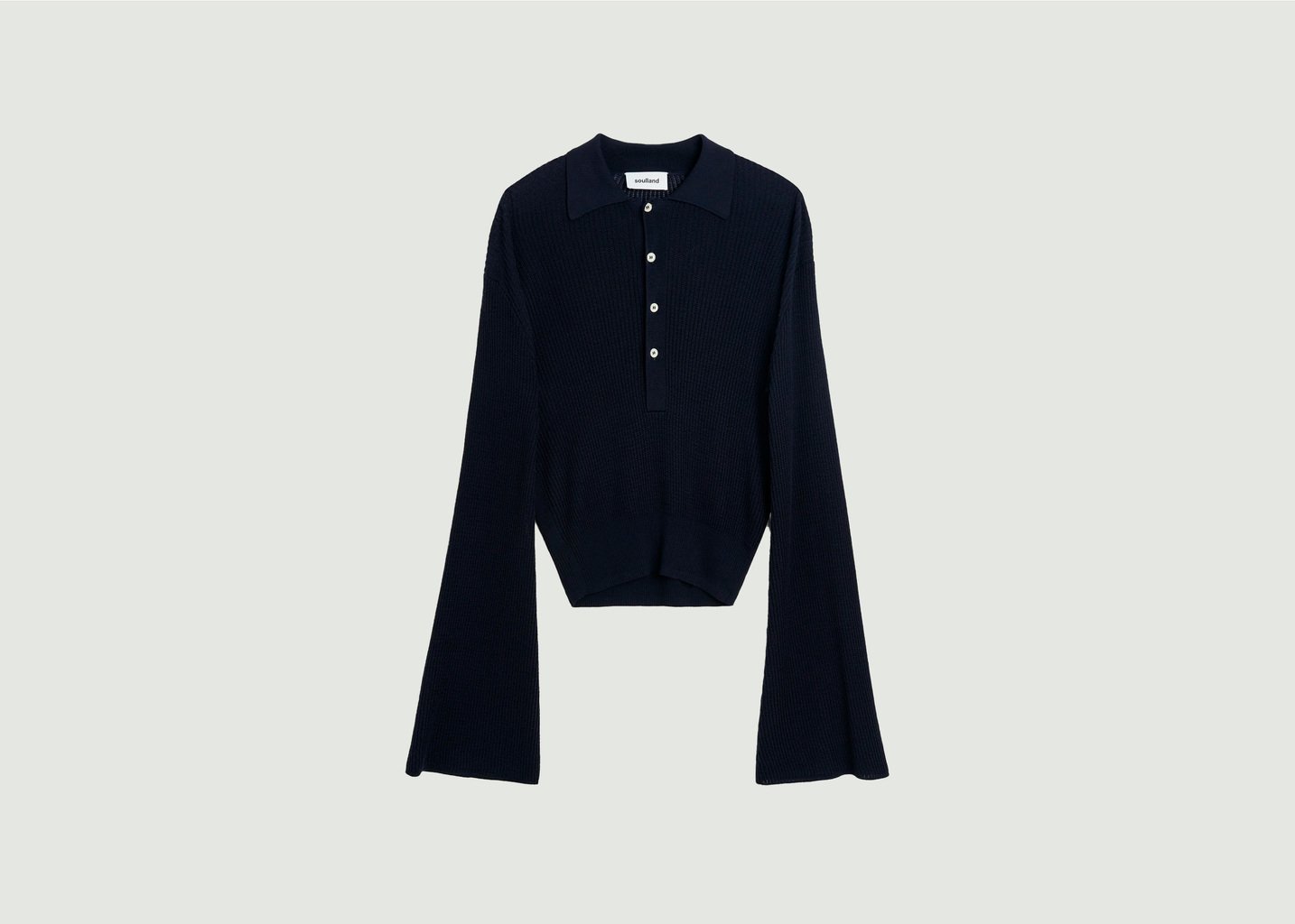 l'exception Pull Polo Kiki Bleu Marine soulland