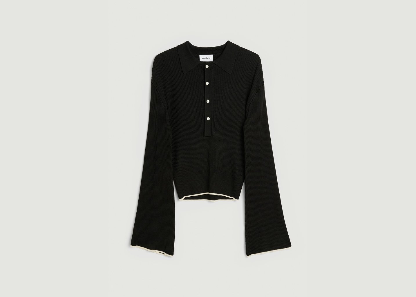 l'exception Pull Polo Kiki Noir soulland