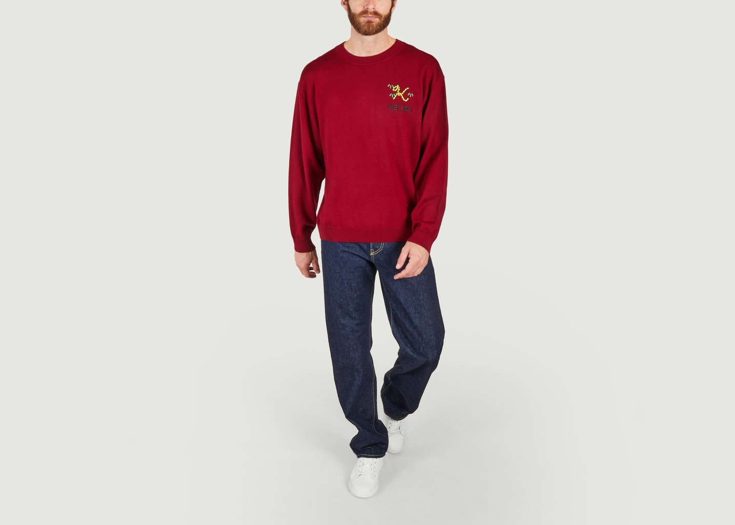 L'exception Pull Tiger Tail K Bordeaux Kenzo